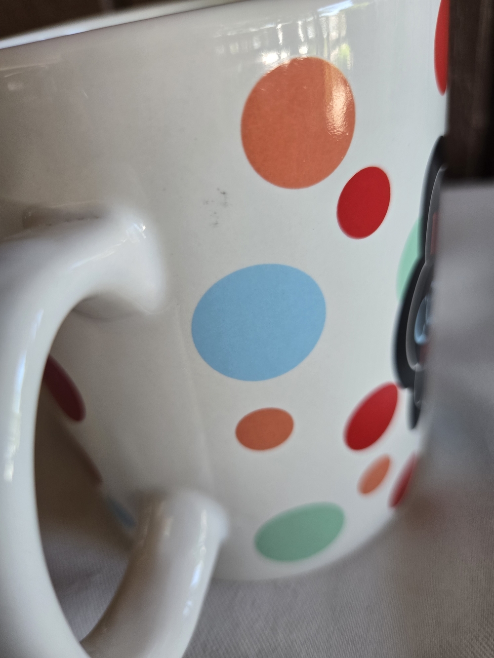 "I Would Give Up Coffee..." Polka Dot Mug - Picture 5 of 7